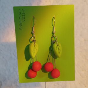 earring_cherrywithleaf